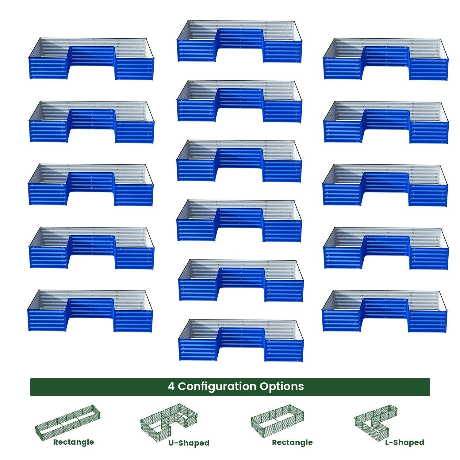 Bundle of 16 | Infinity Olle Gardens Raised Beds