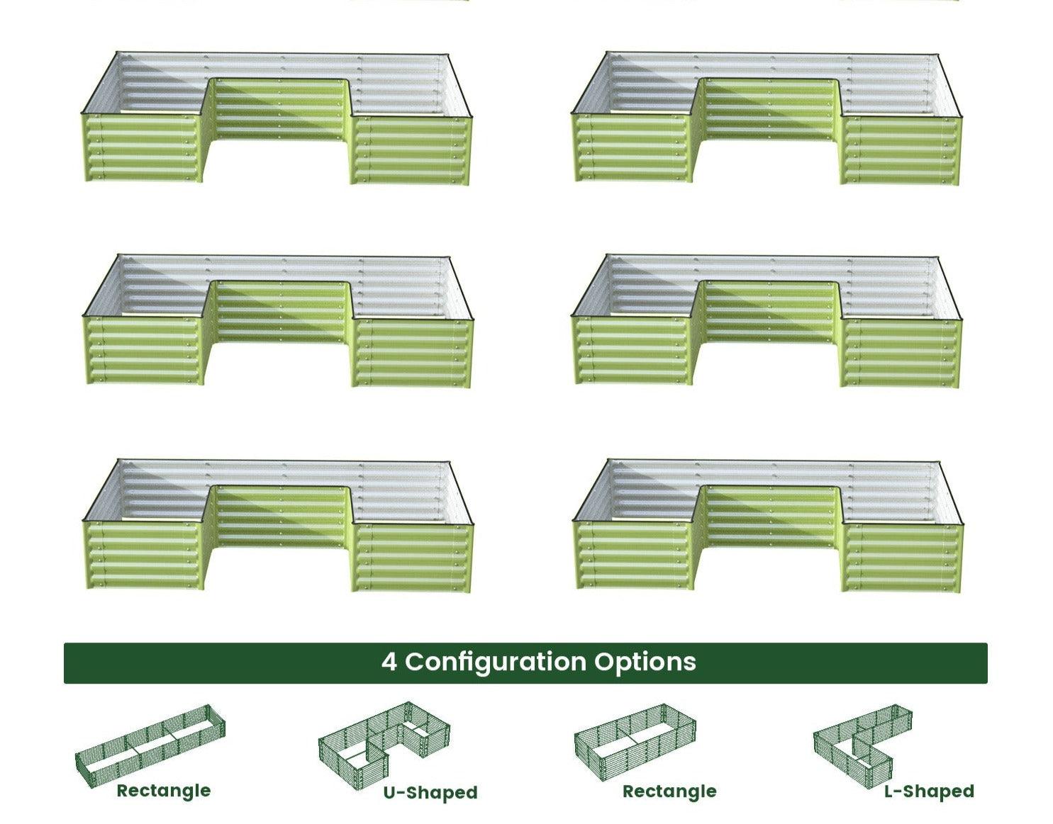 Bundle of 8 | Infinity Olle Gardens Raised Beds